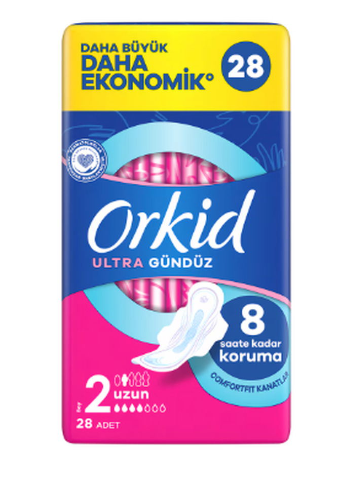 ORKİD ULTRA EKSTRA DÖRTLÜ UZUN 28*Lİ
